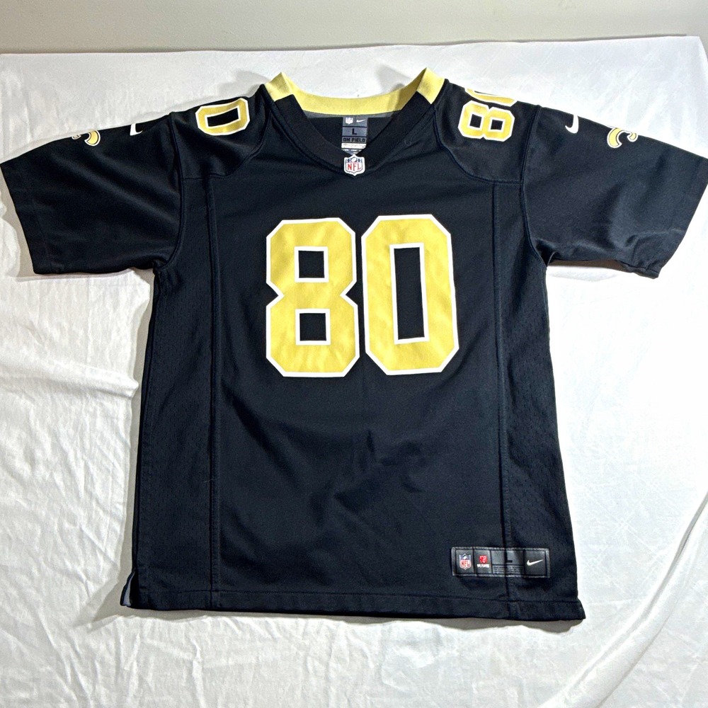 Nike New Orleans Saints Jimmy Graham #80 NFL Jersey Black/Gold Kids Size L